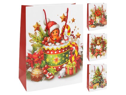 darkova taska vanocni 99170 velikost l 31 x 12 x 40 cm mix 4 vzoru