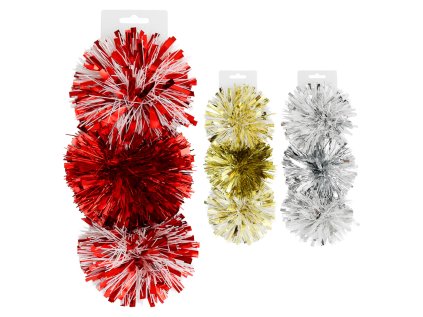 rozeta 120 mm pp pet 3 ks mix 3 barev na blistru