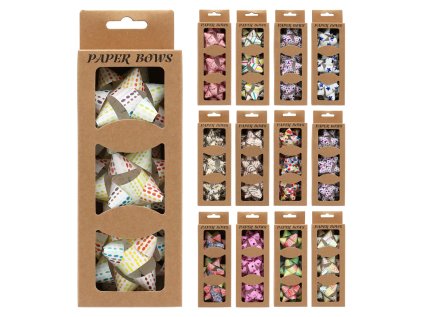 papirova ruzice 75 mm 3 ks mix 12 vzoru v krabici