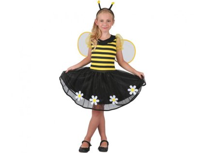 detsky kostym sweet bee saty celenka kridla velikost 130 140 cm
