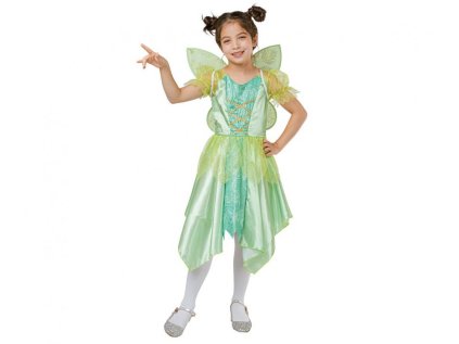 detsky kostym zelena vila saty kridla velikost 110 120 cm