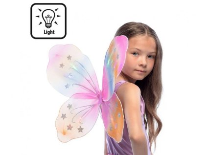 andelska kridla s led svetly 47 x 41 cm kostymovy doplnek
