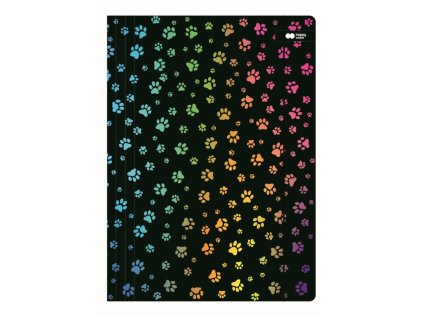 deska s gumickou happy color 24 x 31 cm a4 karton miaow cerna