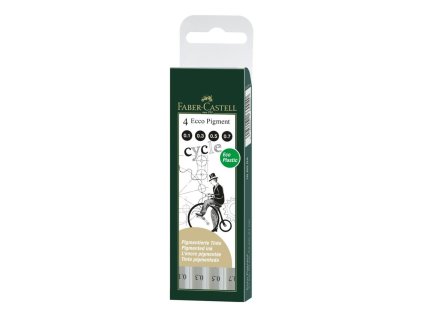 faber castell ecco pigment technicke pero sada 4 ks 0 1 0 3 0 5 0 7 mm