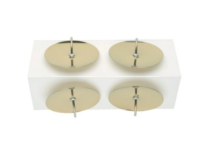 bodce na svicky 5 cm 4 ks zlate