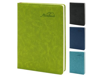 zapisnik diar a5 s mekkymi pu deskami 120 listu mix barev