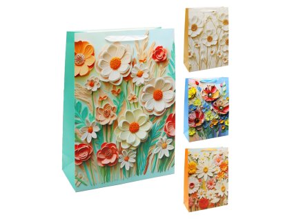darkova taska 2049 flowers velikost m 26 x 12 x 32 cm mix 4 vzoru