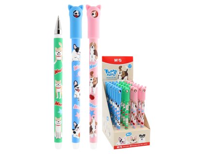 pero gelove gumovaci m g puppy party 0 5 mm modra napln