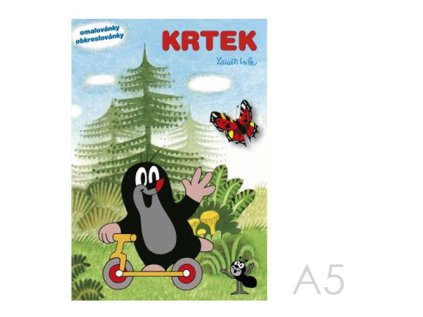 omalovanky a5 akim krtek