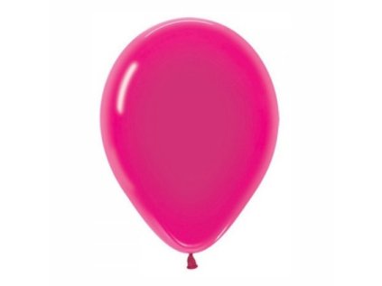 balon solid 25 cm tmave ruzovy 100ks