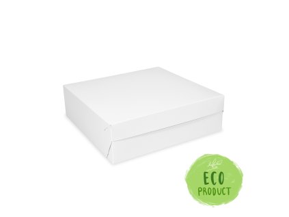 krabice na dort 25 x 25 x 10 cm 50 ks v bal
