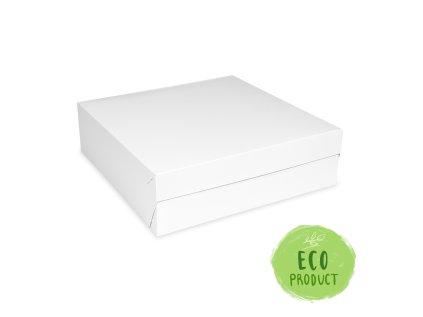 krabice na dort 32 x 32 x 10 cm 50 ks v bal