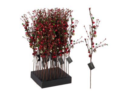 dekorace vetev s rolnickami 60 cm 1 ks