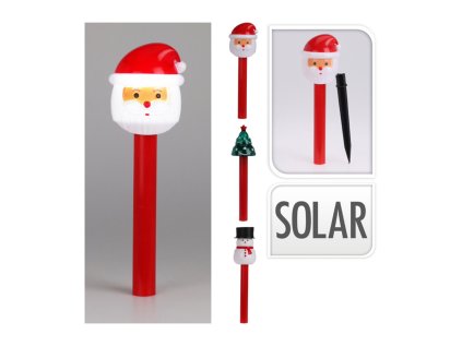 solarni lampa s vanocni figurkou 20 cm mix 1ks