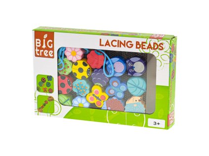 koralky drevene 17 dilu big tree