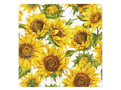 ubrousky paw l 33x33cm dancing sunflowers