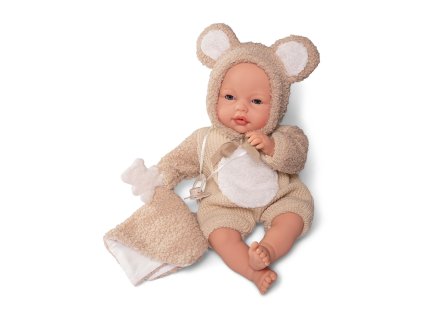 panenka bimba v kostymu medvidka se zvukem 37 cm