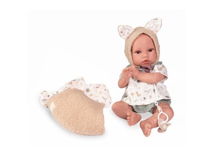 panenka novorozenec erik s nosnym pasem 42 cm