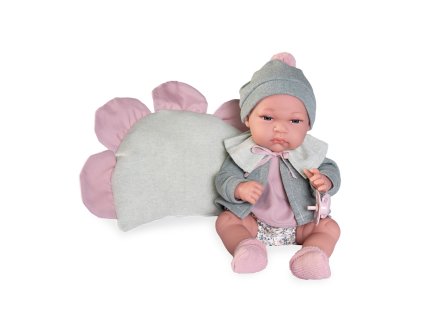 panenka toneta s kvetinovym polstarkem 33 cm