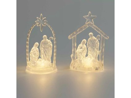 betlem scena 12 cm s led osvetlenim 2 varianty cena 1ks