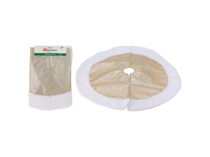 sukne pod vanocni stromek prumer 90 cm zlata sampan metaliza