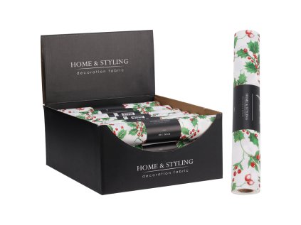 organza latkova 28x150 cm bily barevny potisk cesmina