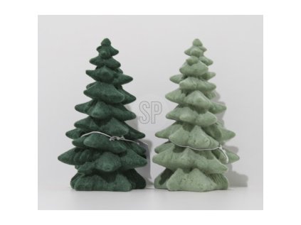 vanocni stromek se snehem 145 mm mix 2 barev cena za 1 kus