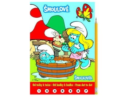 omalovanka a5 akim od tecky k tecce tuzka s gumou smoulove