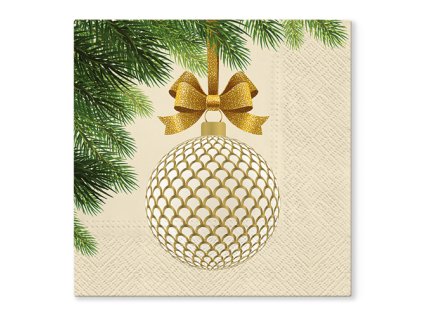 ubrousky tat 33x33 cm golden bauble