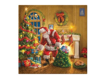 ubrousky paw l 33x33cm santa is here