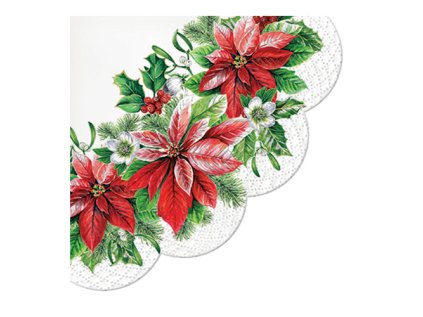 ubrousky paw r 32 cm glory poinsettia