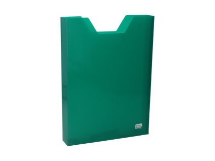 prihradka do skolni tasky 23x32x4 cm transparentni zelena