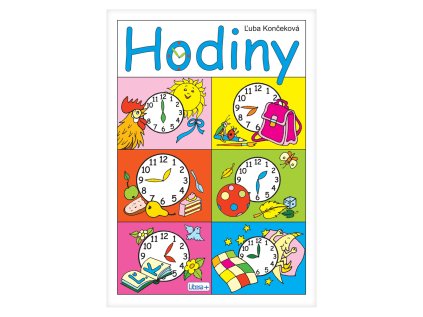 omalovanka a4 litera hodiny