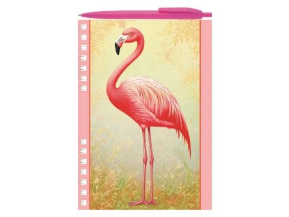 psaci sada blok a5 s krouzkovou vazbou kulickove pero plamenak