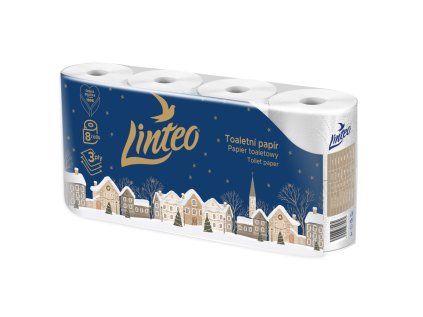 toaletni papir linteo den noc 8 roli 3 vrstvy bily