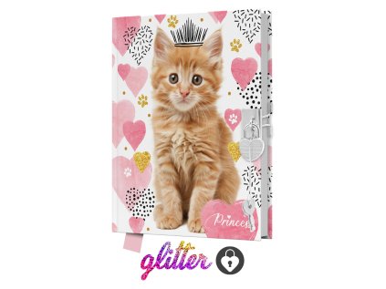 pamatnik junior 14x18 cm 80 list cisty se zamkem princess