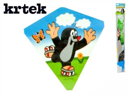 Létající drak Krteček 68x73 cm