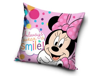 34934 detsky polstarek minnie always smile 40x40cm