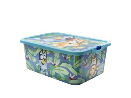 plastovy ulozny box bluey klikacie veko 13 l 03665