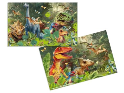 Psací podložka na stůl - Dino World, 550 x 350mm