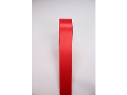 Stuha saténová 15 mm 50 m - červená