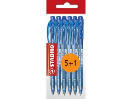 kulickove pero stabilo liner 308 modre sada 6 ks eco pack 5 1