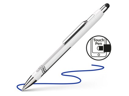 pero kulickove schneider epsilon xb white silver touch modra napln