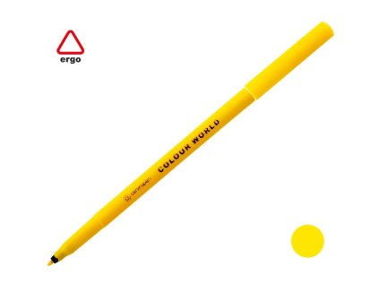 Fix Centropen 7550, žlutý