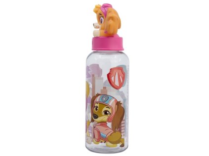 detska flasa s 3d figurkou paw patrol girl superpowers 560 ml 81854