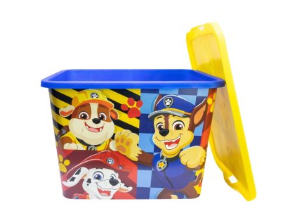 plastovy ulozny box paw patrol klikacie veko 23 l 02846