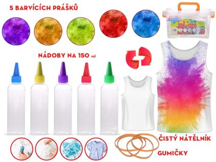 Sada na výrobu batikovaného trička