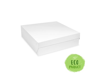 krabice na dort 28 x 28 x 10 cm 50 ks v bal