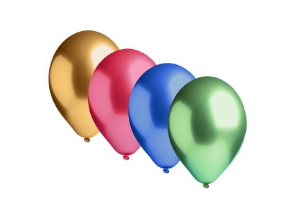 balon m 25 cm metalicky 10 ks