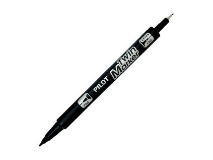 pilot twin oboustranny permanentni popisovac 0 8 2 mm cerny